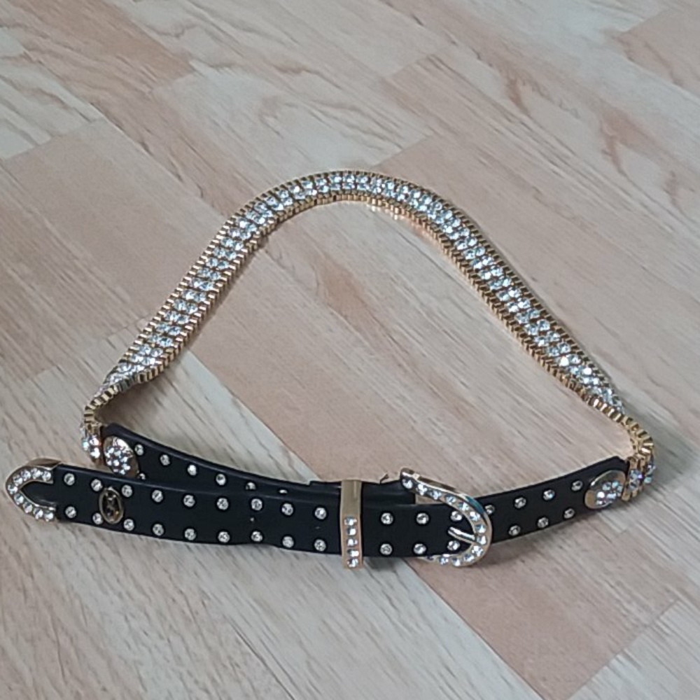 NWOT Christine Alexander bling belt